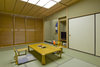Japanese-style room with the open-air bath